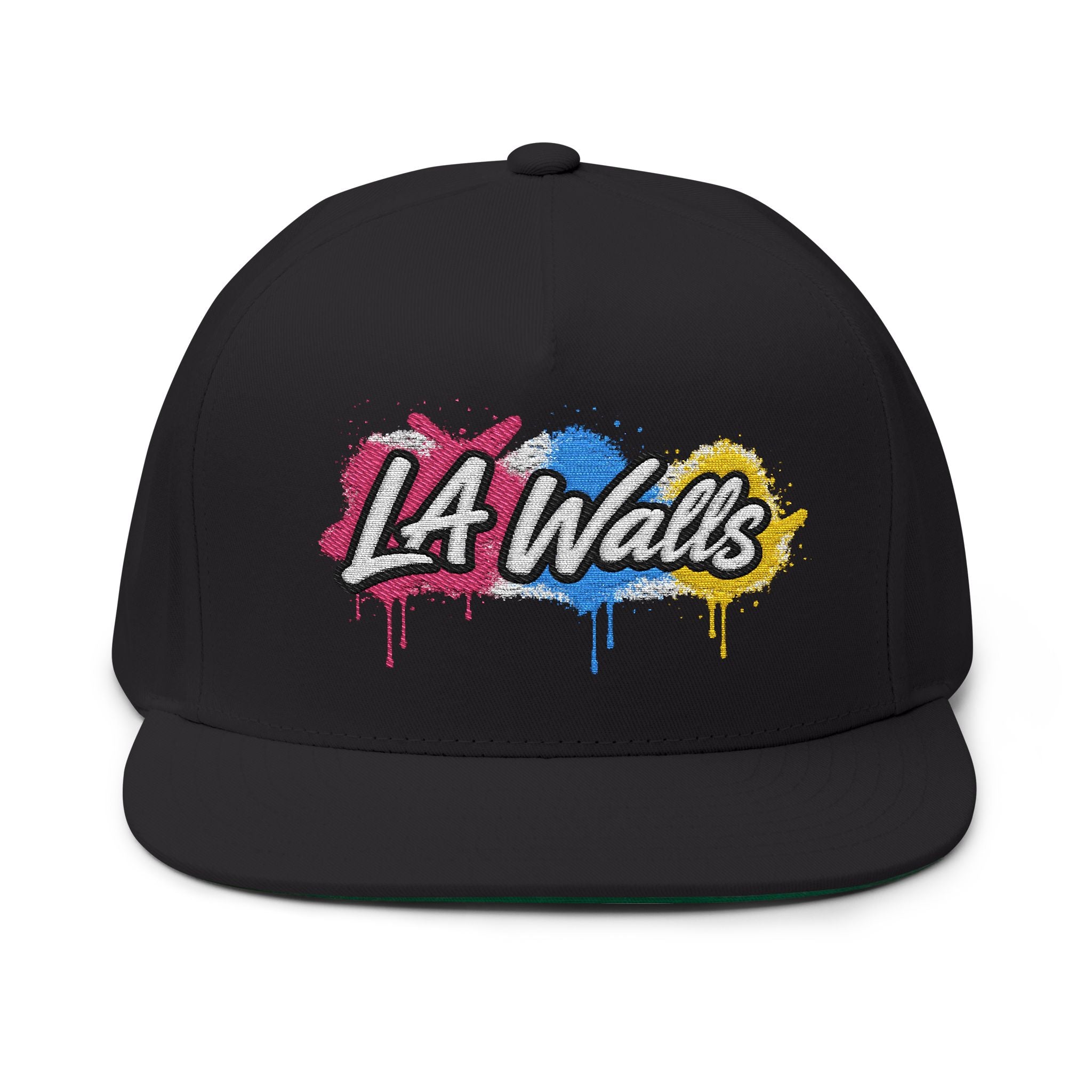 LA WALLS Flat Bill Cap/Street Colors (Embroidery)