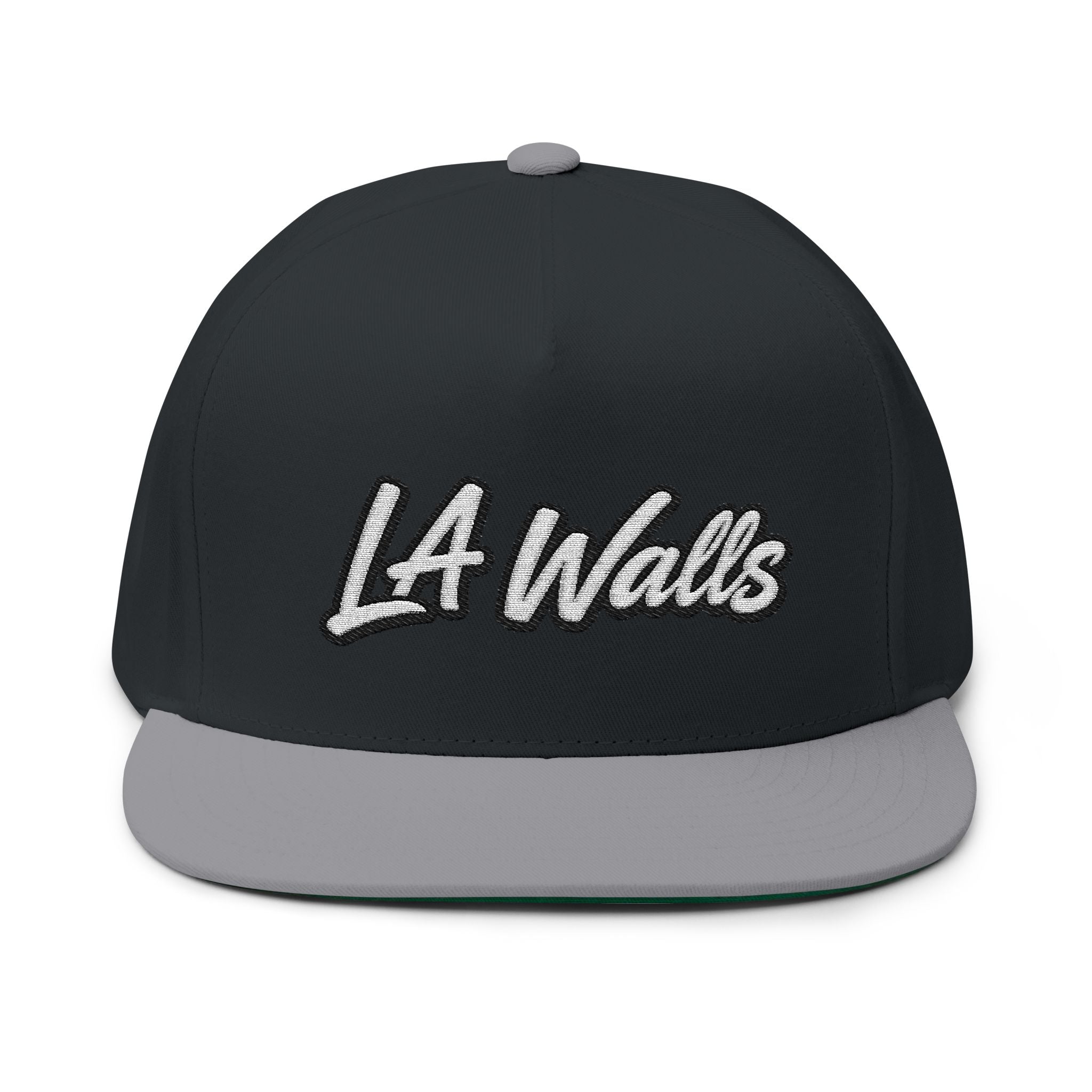LA WALLS Flat Bill Cap (Embroidery)
