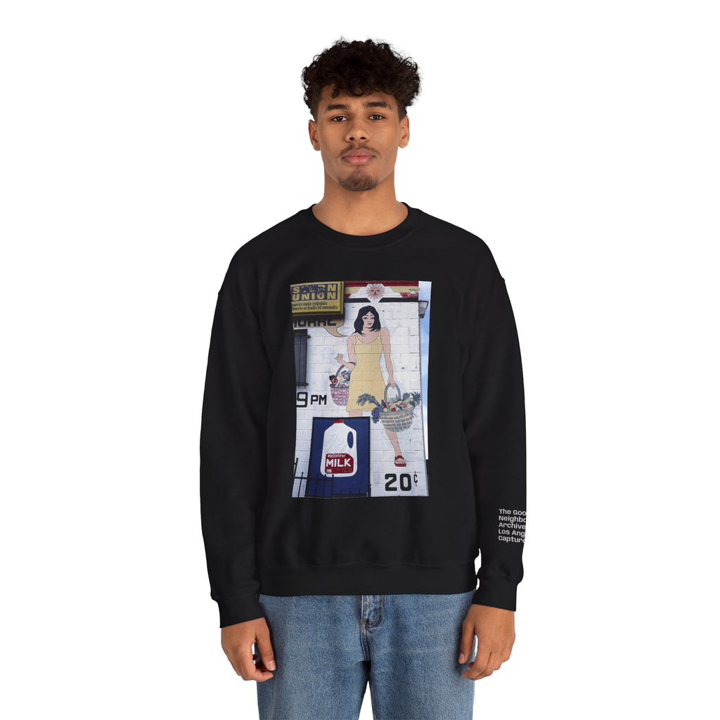 LA WALLS/Neighborhood Harvest, Archive #002, Street Art/ Graphic Crewneck Sweatshirt