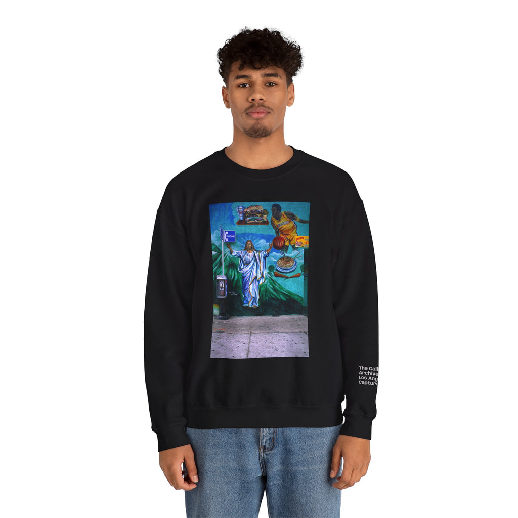 LA WALLS/The Calling, Archive #001, Street Art/ Graphic Crewneck Sweatshirt