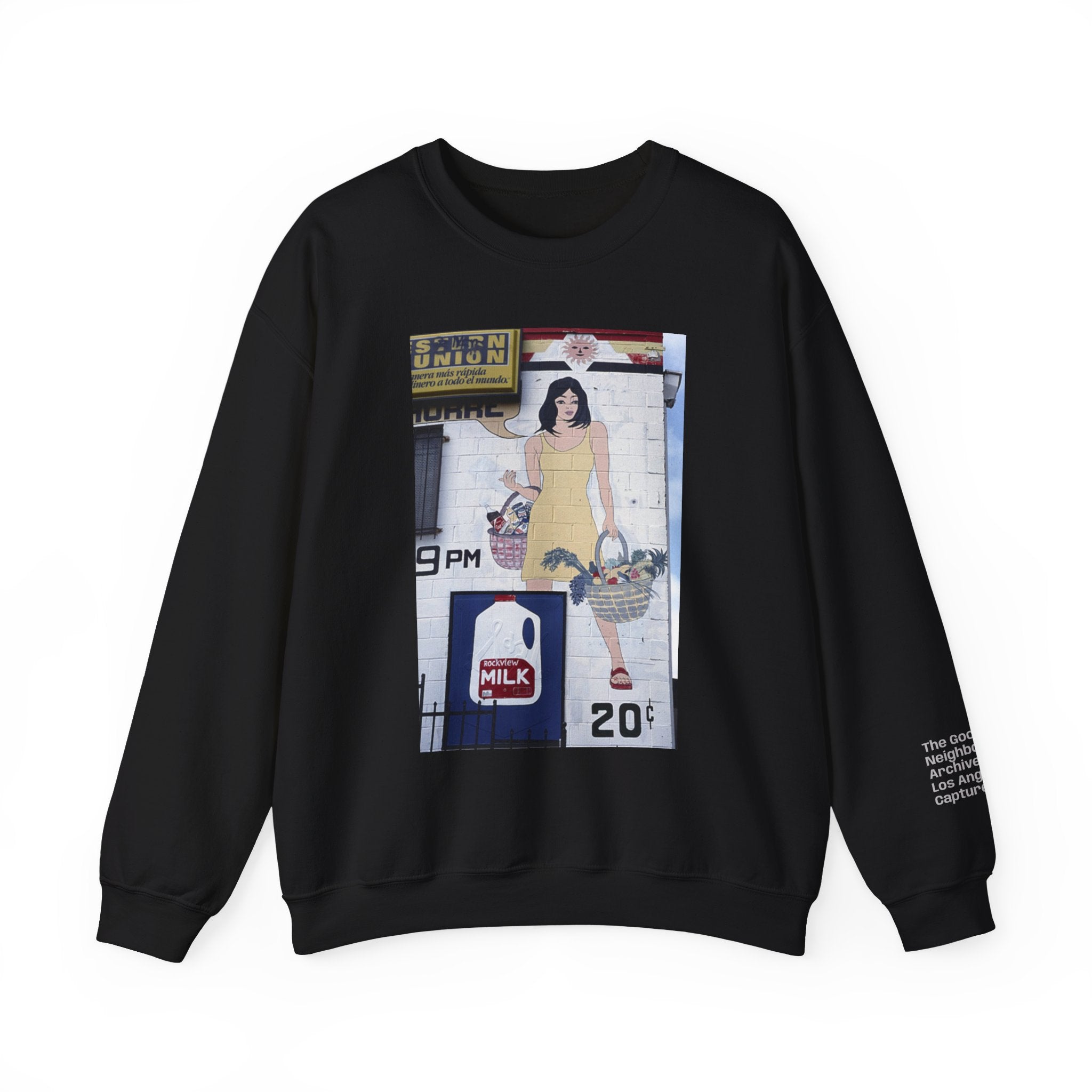 LA WALLS/Neighborhood Harvest, Archive #002, Street Art/ Graphic Crewneck Sweatshirt