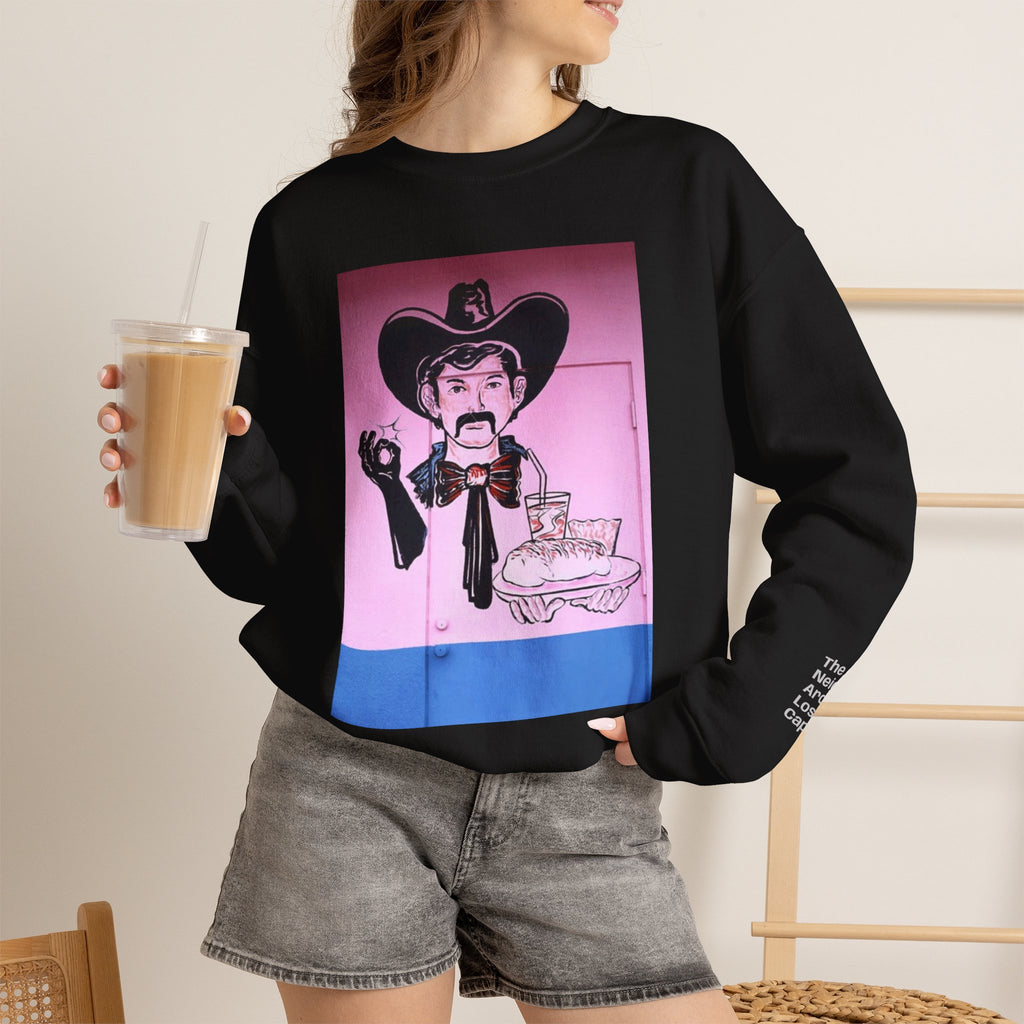LA WALLS/Good Neighbor, Archive #003, Street Art/ Graphic Crewneck Sweatshirt