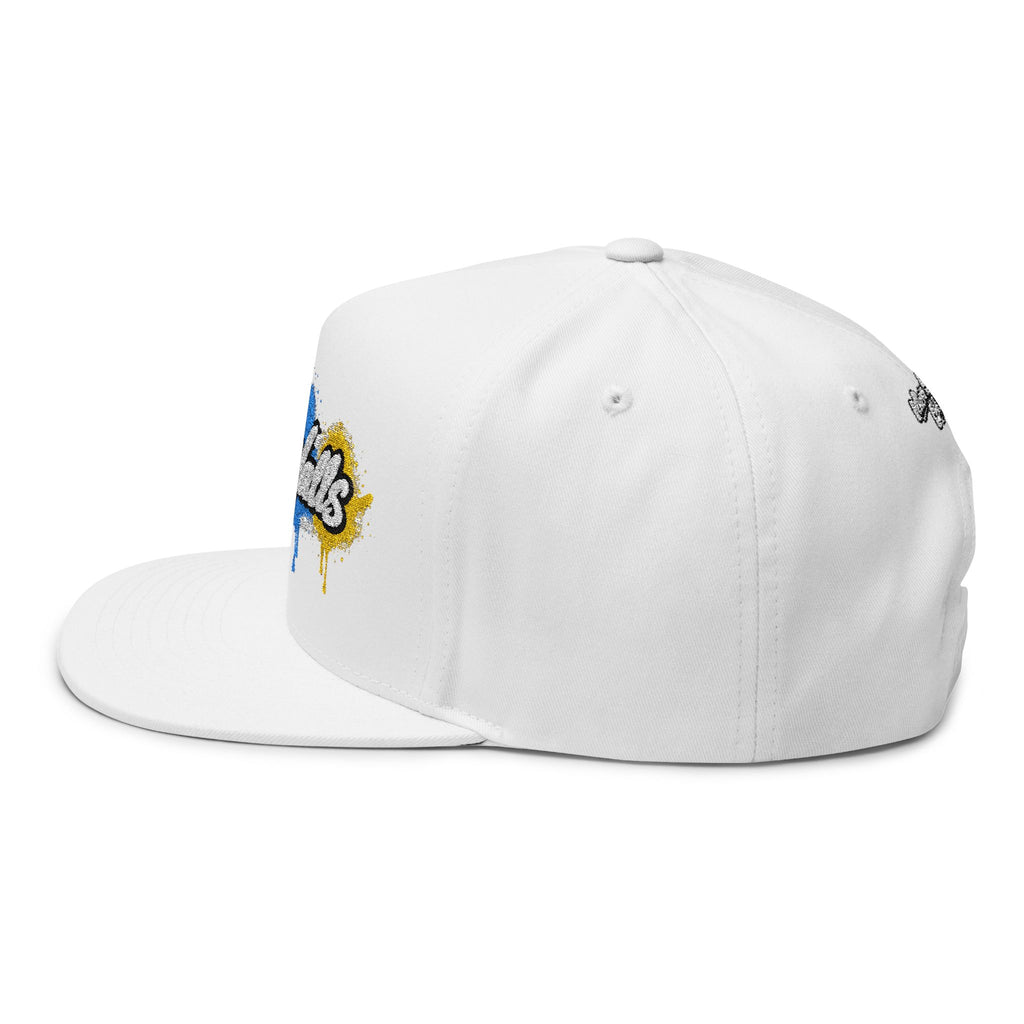 LA WALLS Flat Bill Cap/Street Colors (Embroidery)