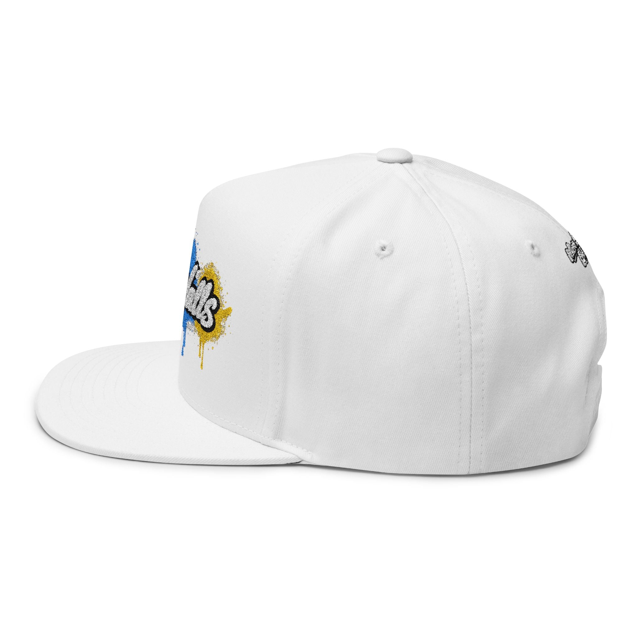 LA WALLS Flat Bill Cap/Street Colors (Embroidery)