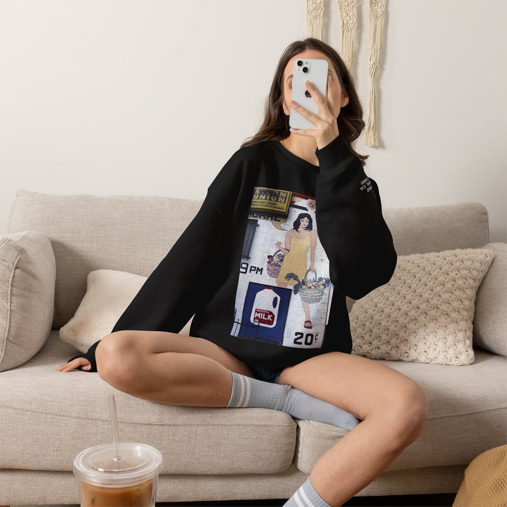 LA WALLS/Neighborhood Harvest, Archive #002, Street Art/ Graphic Crewneck Sweatshirt
