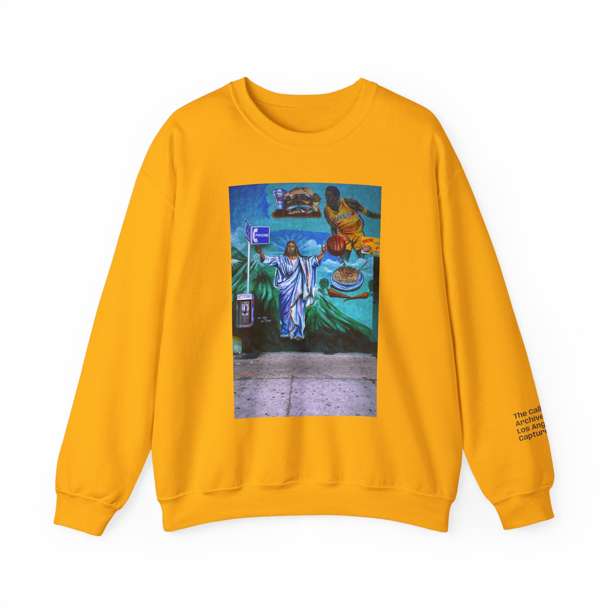 LA WALLS/Neighborhood Harvest, Archive #002, Street Art/ Graphic Crewneck Sweatshirt