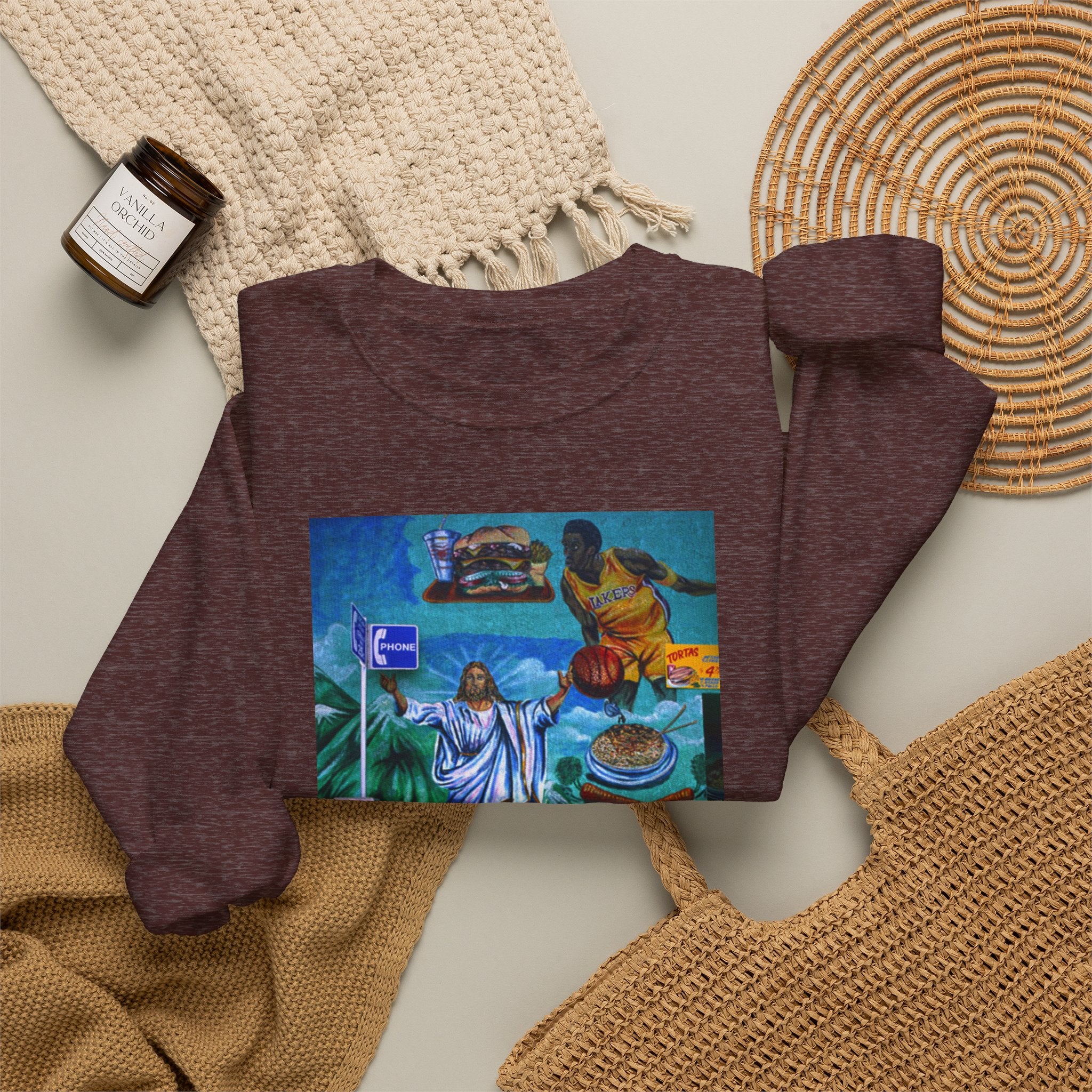 LA WALLS/The Calling, Archive #001, Street Art/ Graphic Crewneck Sweatshirt