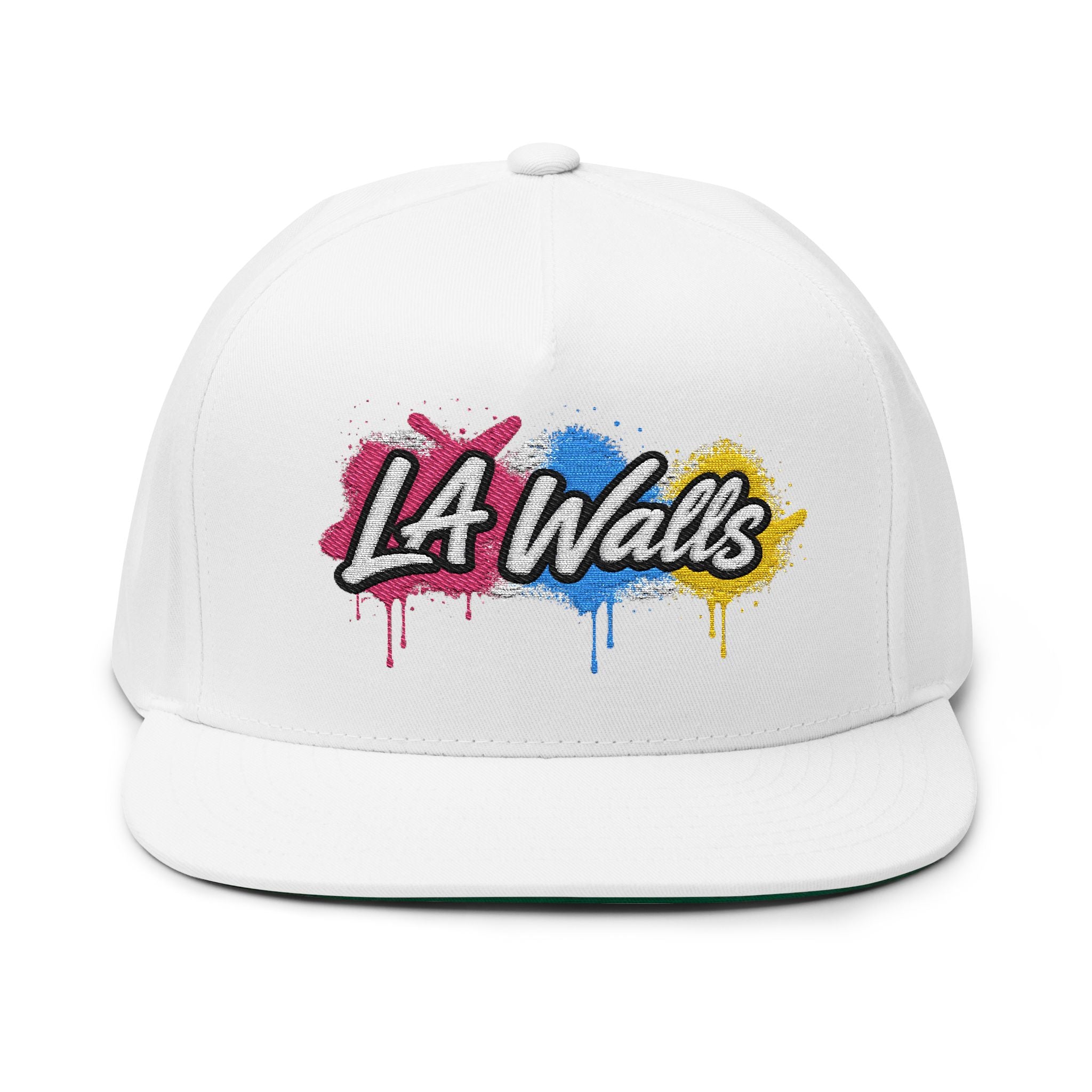 LA WALLS Flat Bill Cap/Street Colors (Embroidery)