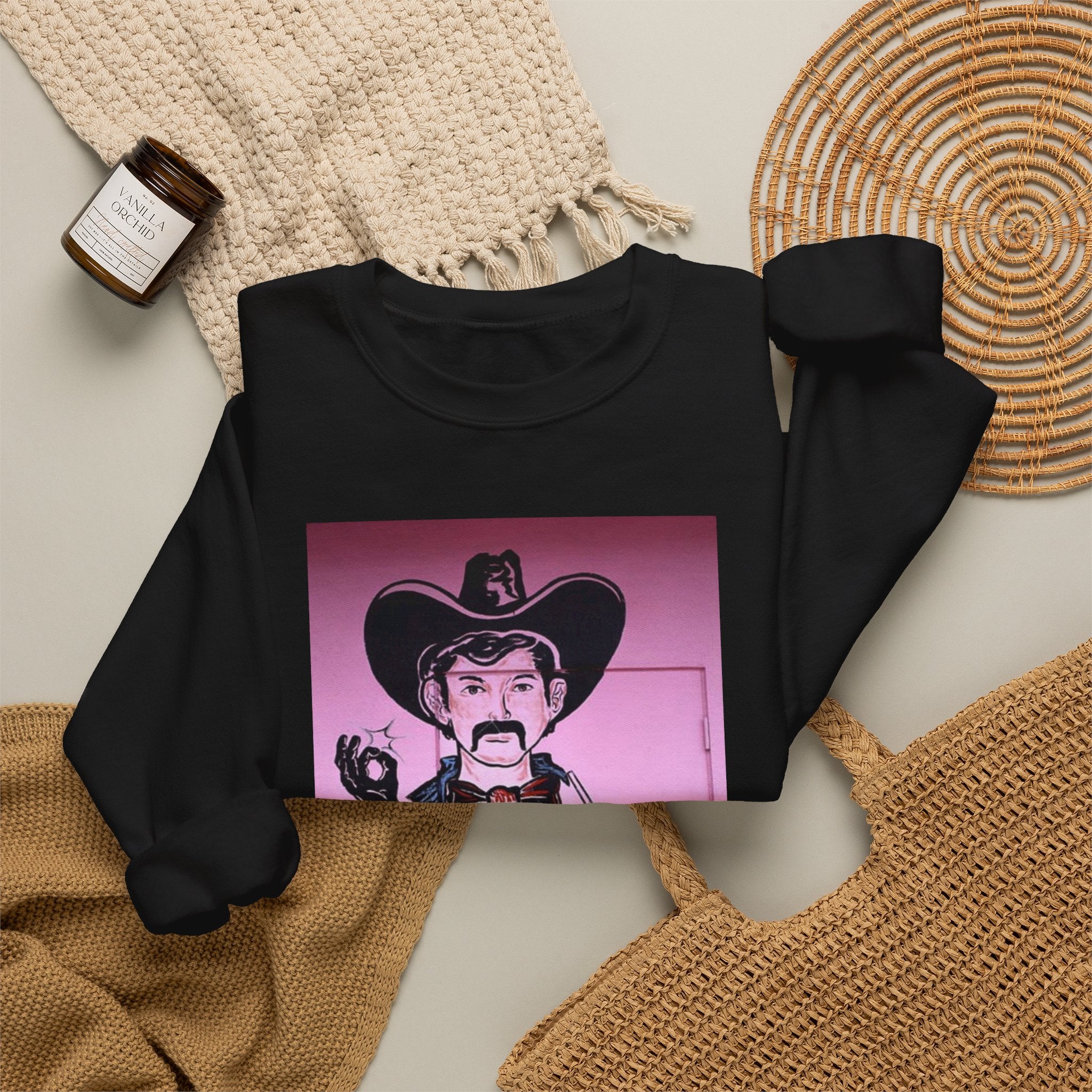 LA WALLS/Good Neighbor, Archive #003, Street Art/ Graphic Crewneck Sweatshirt