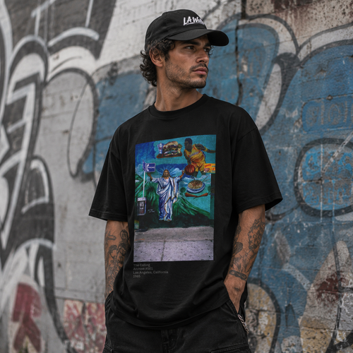 LA WALLS-The Calling/Wear Los Angeles History\Unisex Oversized Boxy Tee
