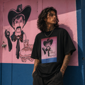 LA WALLS-The Good Neighbor/Wear Los Angeles History\Unisex Oversized Boxy Tee