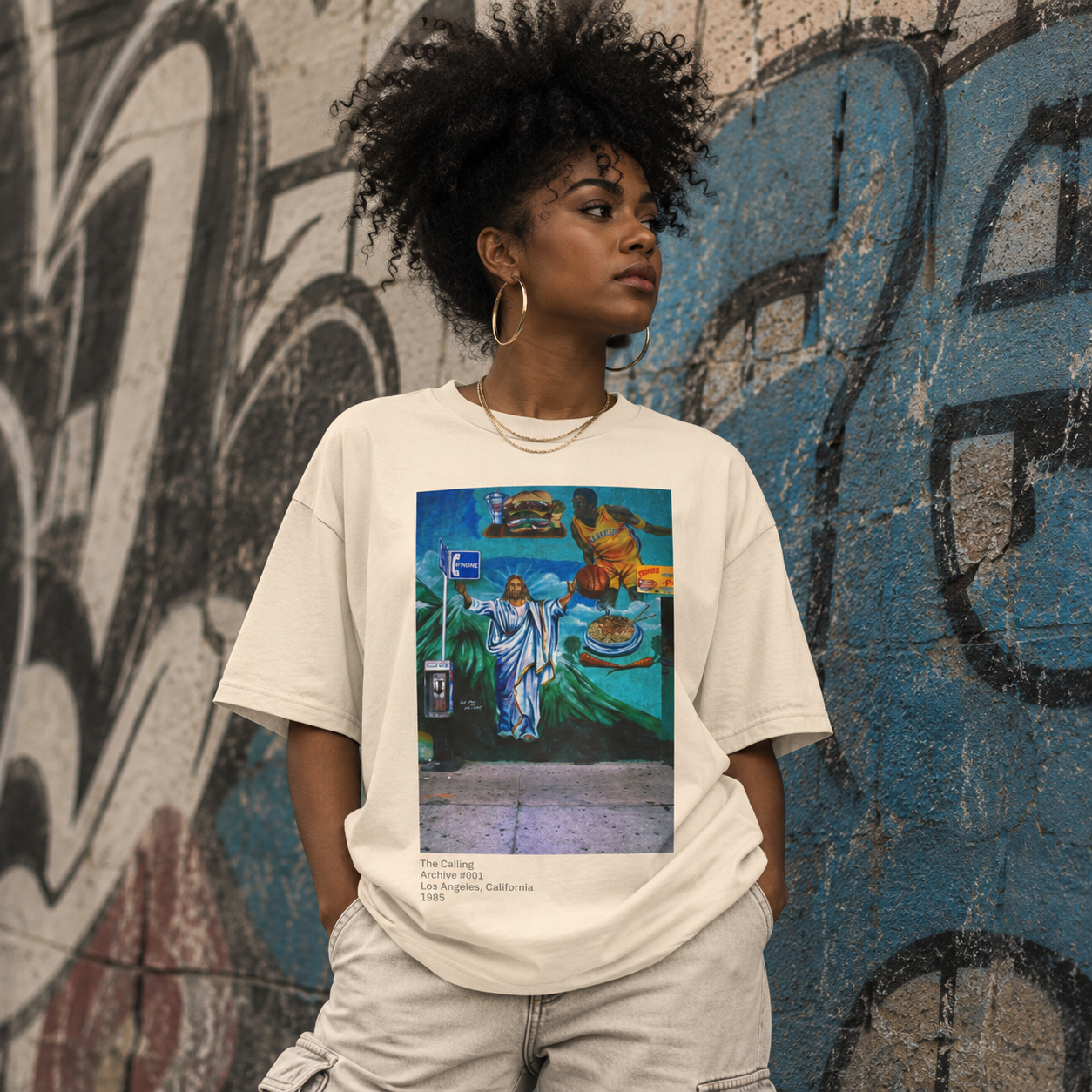 LA WALLS/The Calling, Archive #001, Street Art Surfer Tee