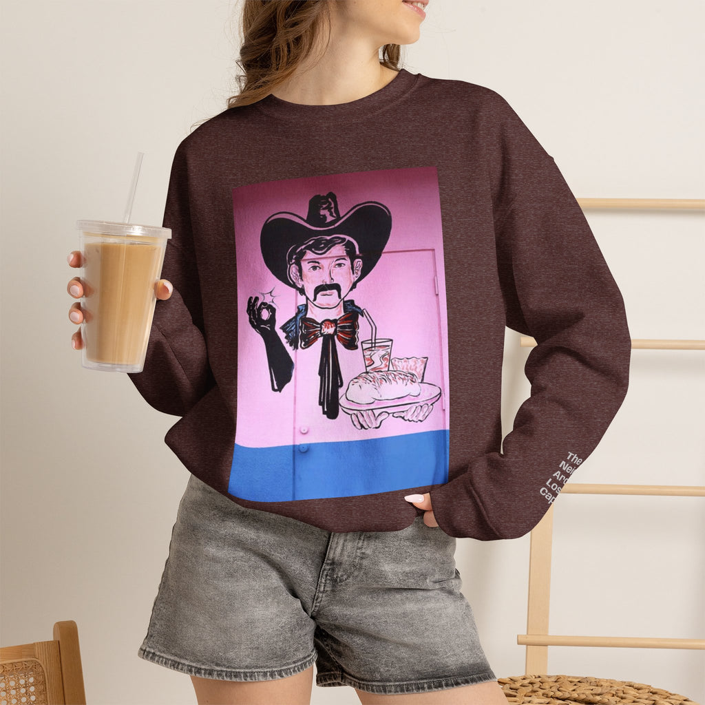 LA WALLS/Good Neighbor, Archive #003, Street Art/ Graphic Crewneck Sweatshirt