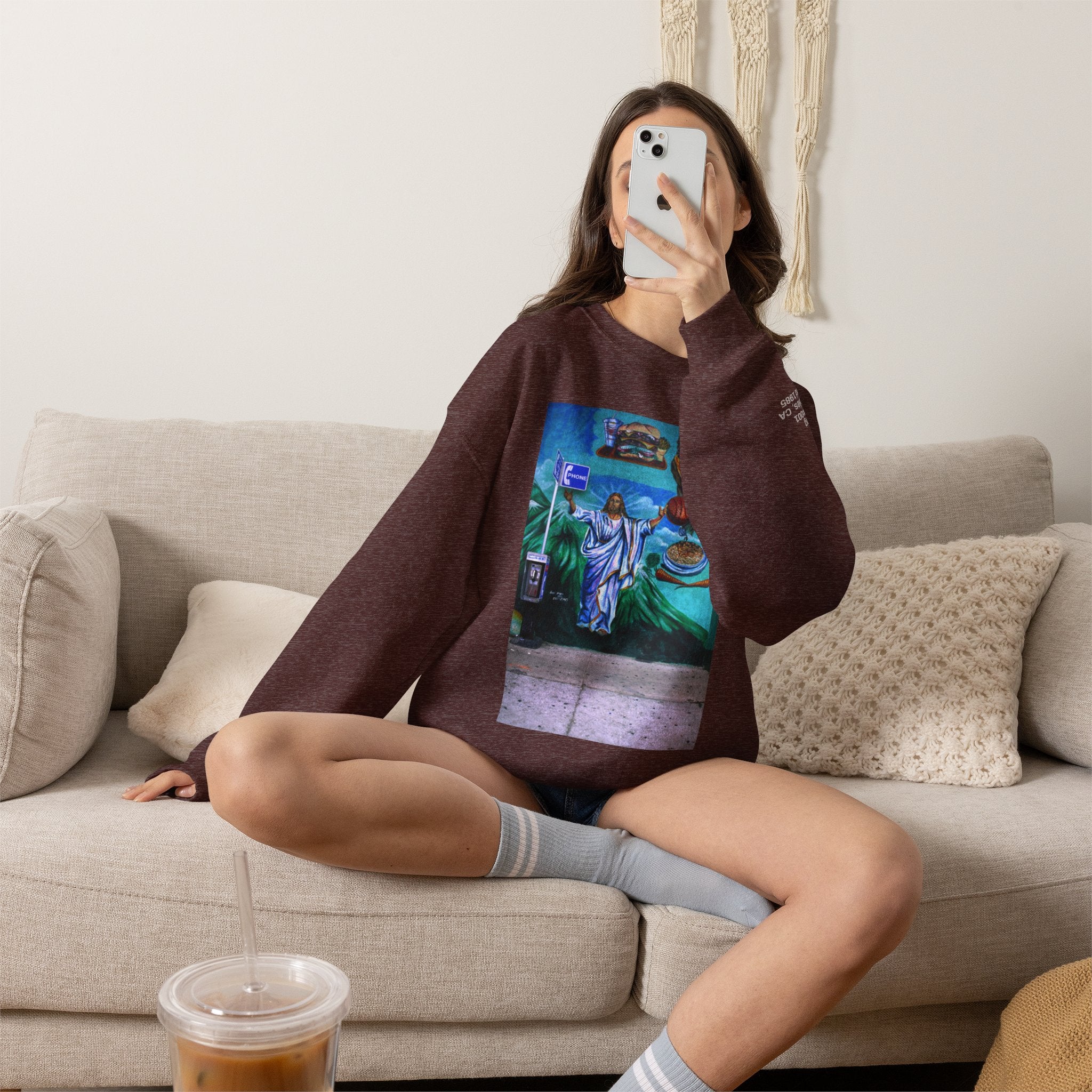 LA WALLS/The Calling, Archive #001, Street Art/ Graphic Crewneck Sweatshirt