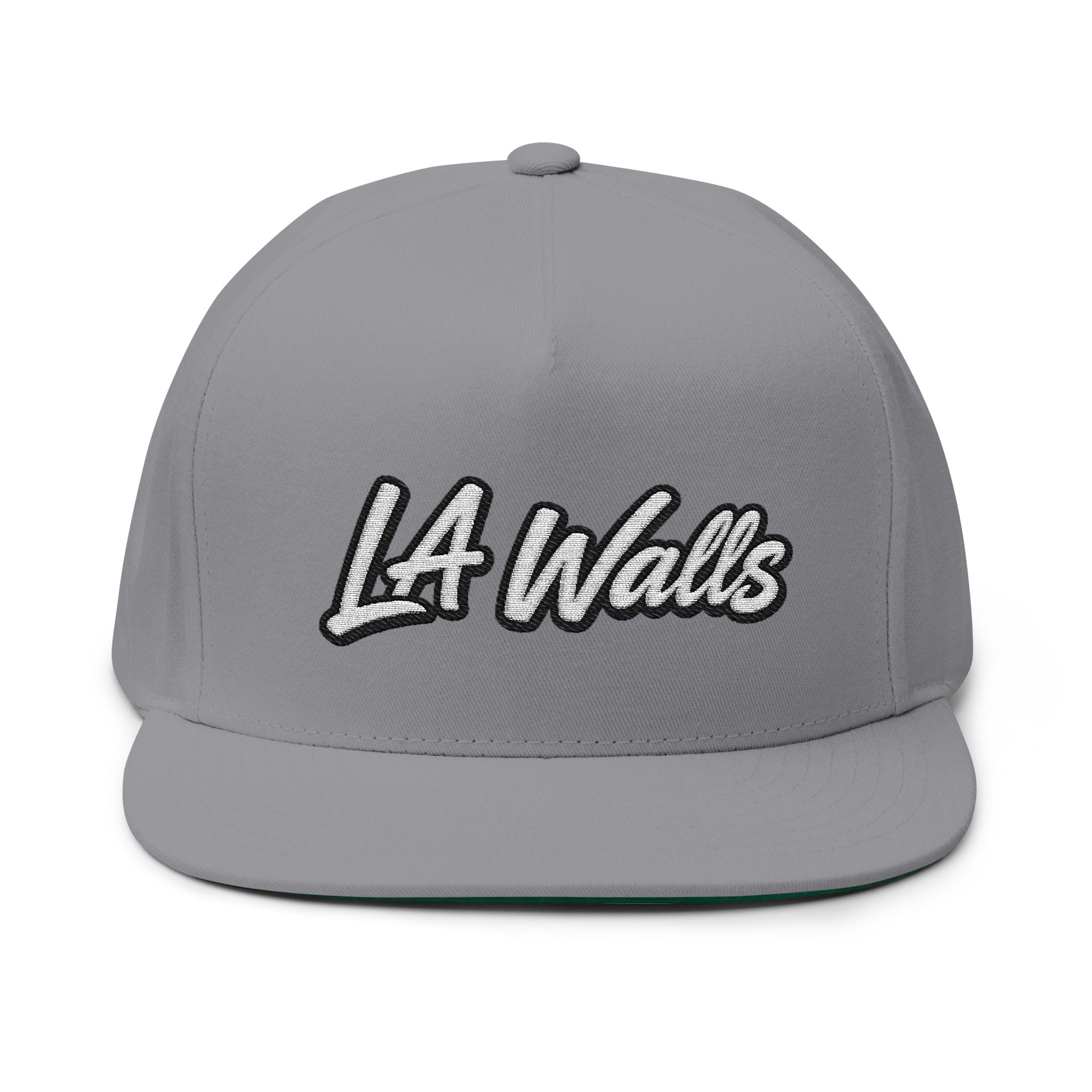LA WALLS Flat Bill Cap (Embroidery)