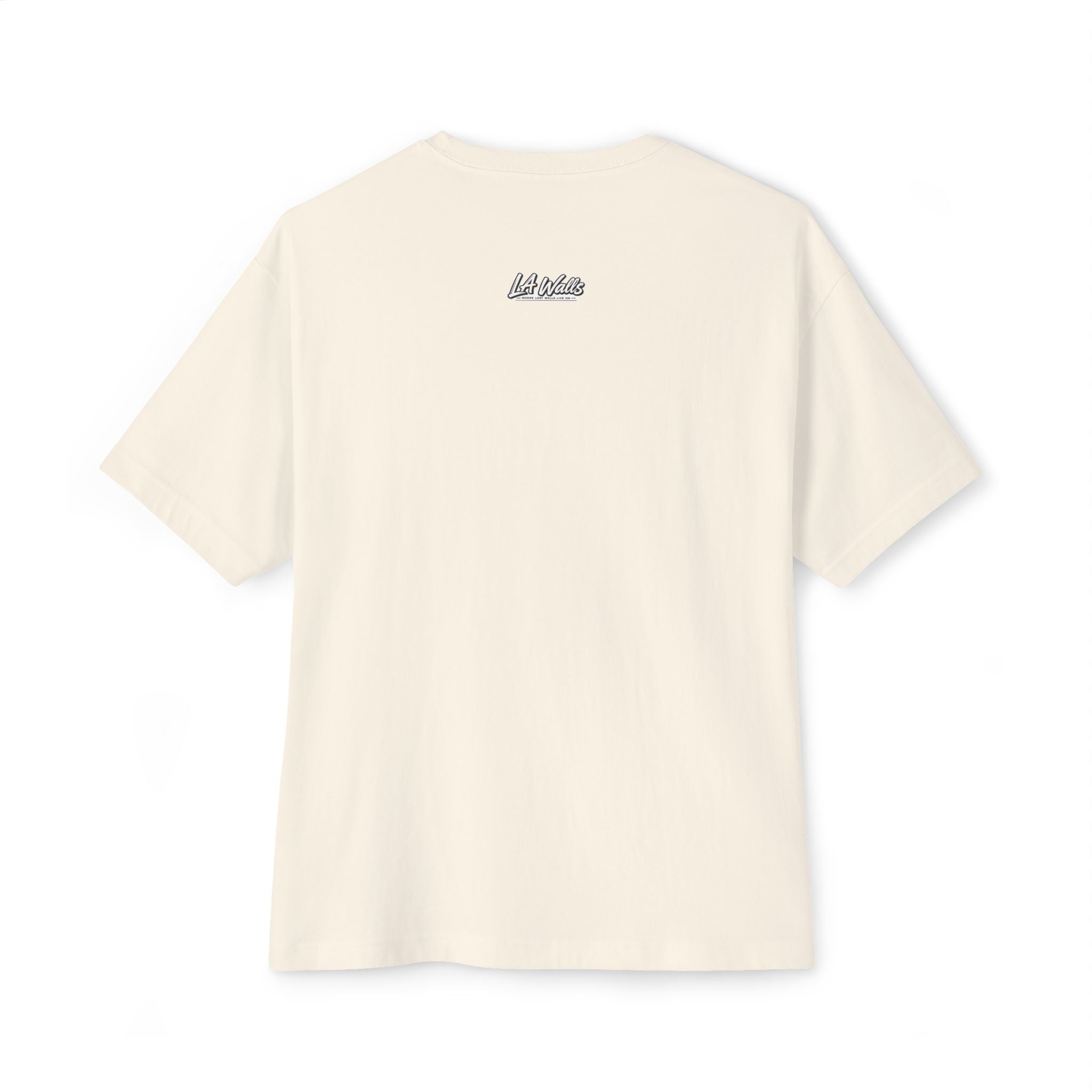 LA WALLS-The Good Neighbor/Wear Los Angeles History\Unisex Oversized Boxy Tee