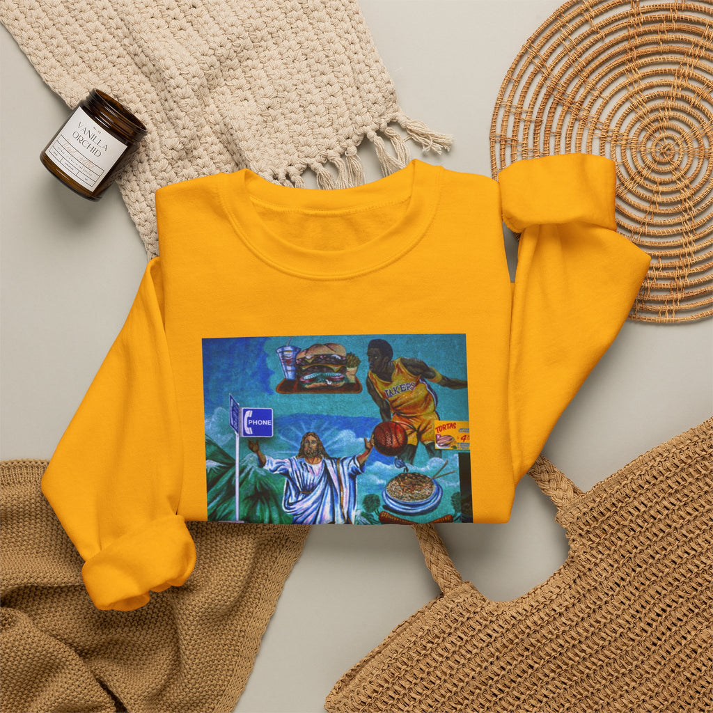 LA WALLS/Neighborhood Harvest, Archive #002, Street Art/ Graphic Crewneck Sweatshirt