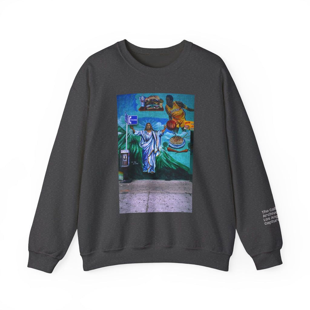 LA WALLS/Good Neighbor, Archive #003, Street Art/ Graphic Crewneck Sweatshirt