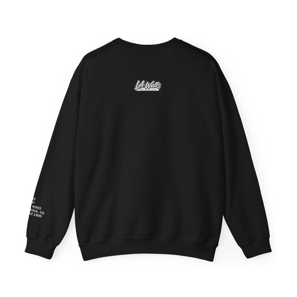 LA WALLS/Good Neighbor, Archive #003, Street Art/ Graphic Crewneck Sweatshirt