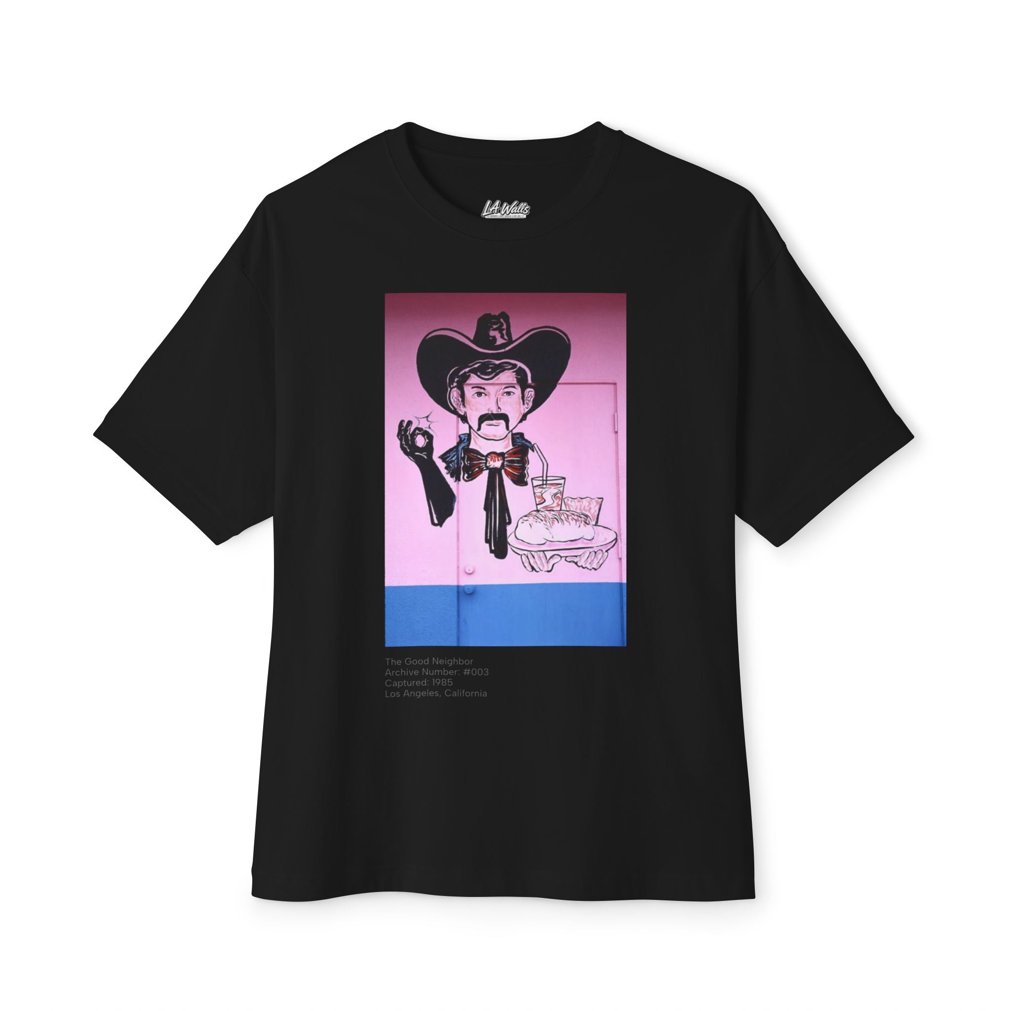 LA WALLS/Good Neighbor, Archive #003, Street Art Surfer Tee