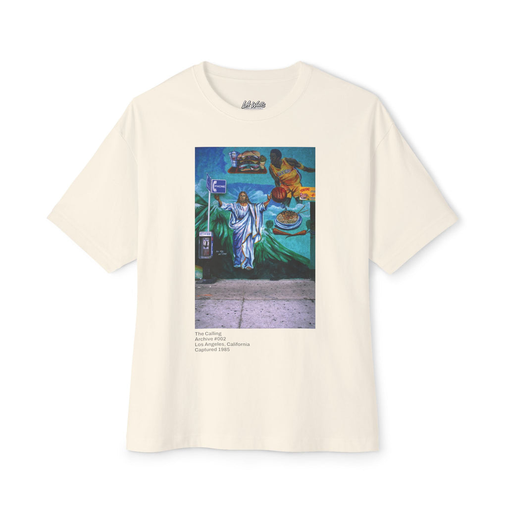 LA WALLS-The Calling/Wear Los Angeles History\Unisex Oversized Boxy Tee