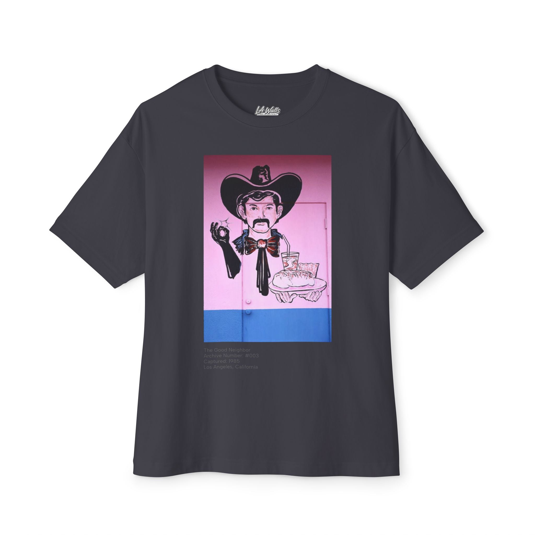 LA WALLS/Good Neighbor, Archive #003, Street Art Surfer Tee