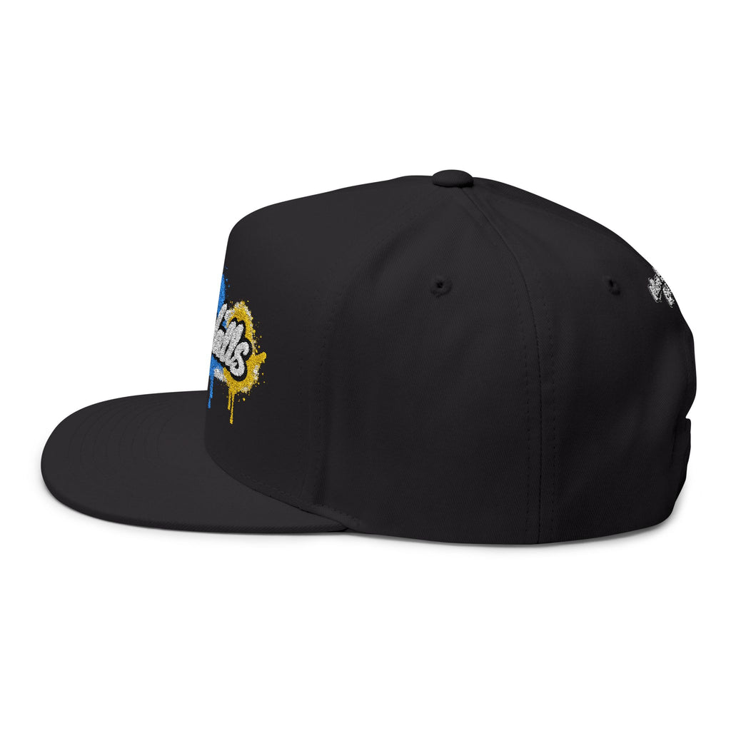 LA WALLS Flat Bill Cap/Street Colors (Embroidery)