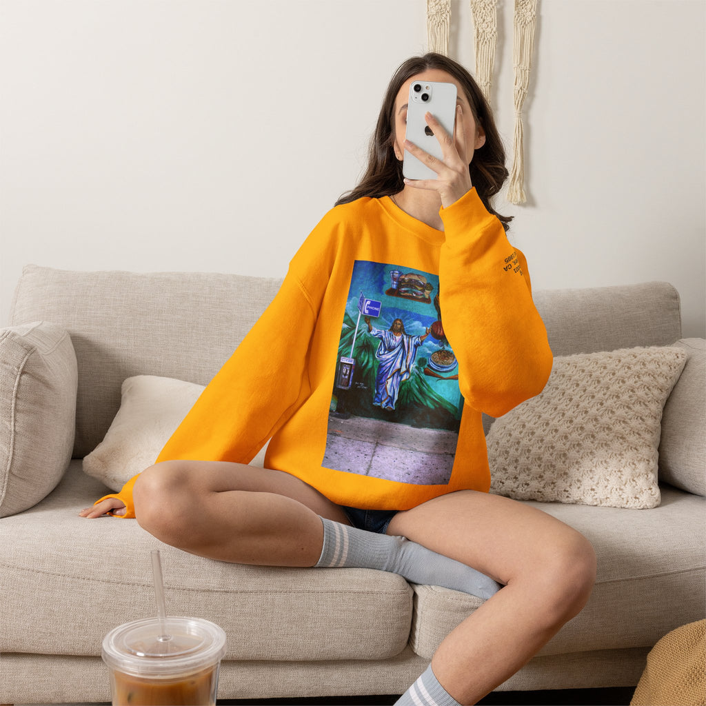 LA WALLS/Good Neighbor, Archive #003, Street Art/ Graphic Crewneck Sweatshirt