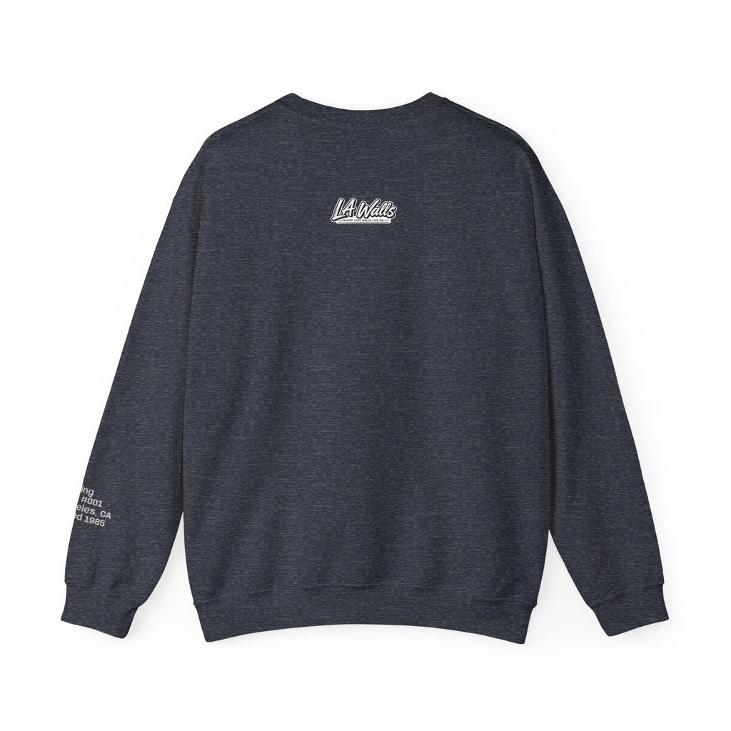 LA WALLS/Good Neighbor, Archive #003, Street Art/ Graphic Crewneck Sweatshirt