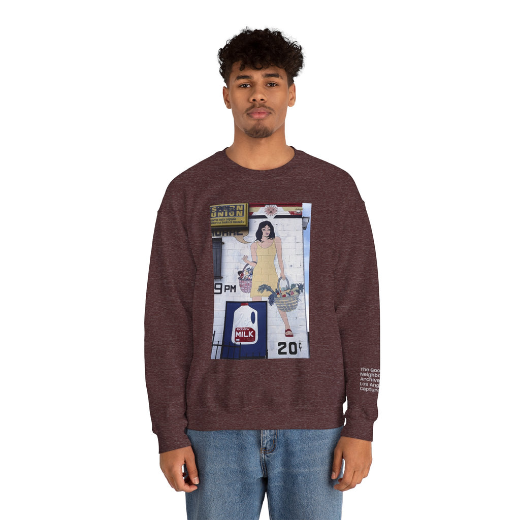 LA WALLS/Neighborhood Harvest, Archive #002, Street Art/ Graphic Crewneck Sweatshirt